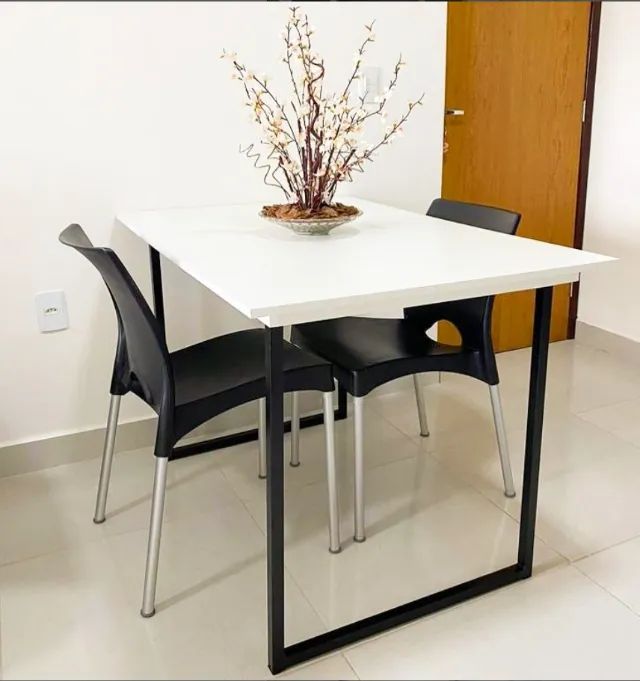Mesa de Jantar Retangular de Metalon - Foto 2