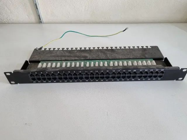 Voice Panel patch panel telefônico AD Connect 50 portas - Foto 4