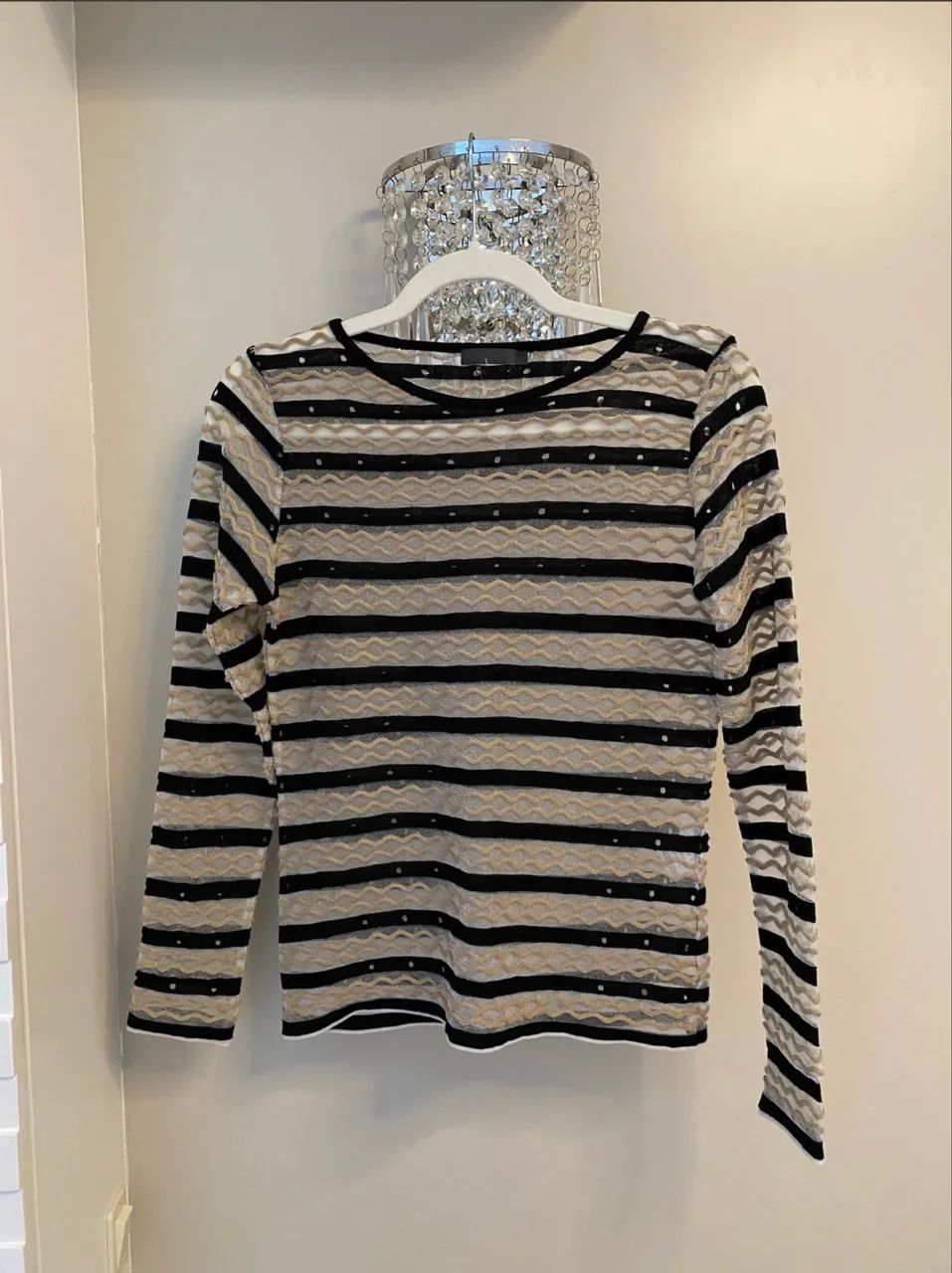 blusa abrand tule listrada P - Foto 3