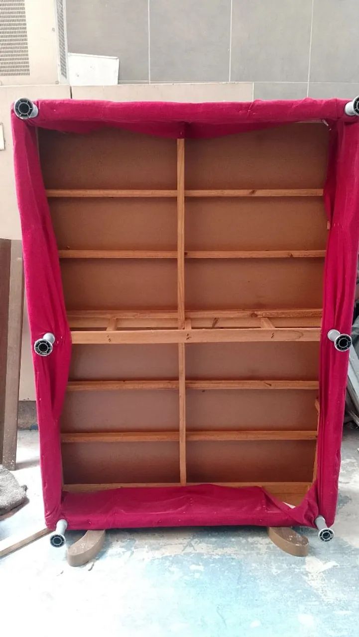 CAMA BOX DE CASAL COM COLCHÃO DE MOLAS - Foto 2