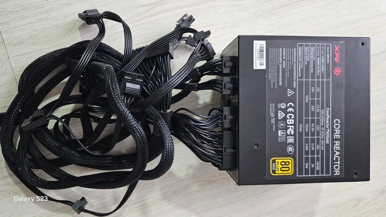 Fonte 750w xpg core reactor  - Foto 2
