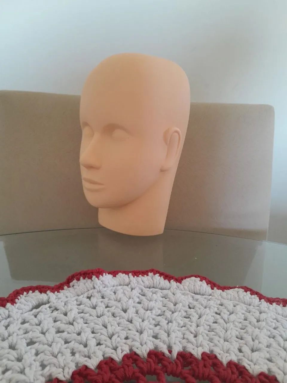 Cabeça para treinar aplicação na face - Foto 2