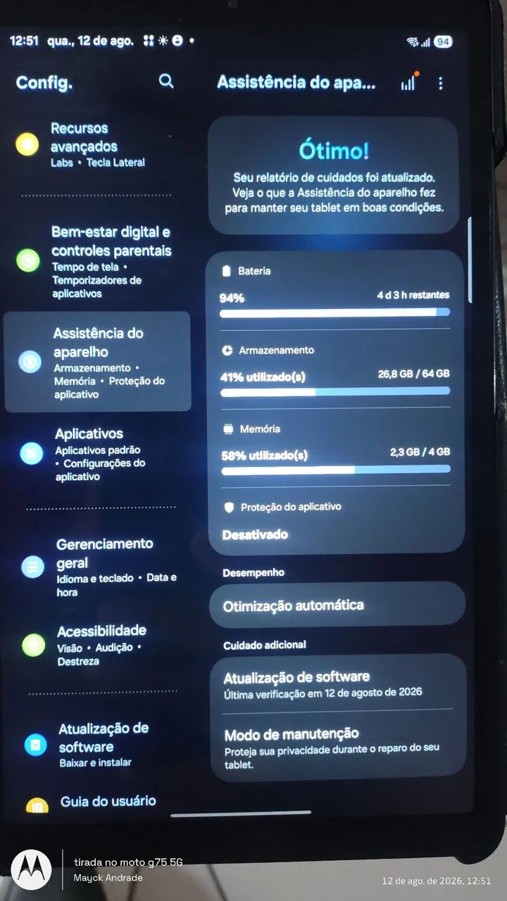TABLET TAB A9 SM-X115 SAMSUNG 5G - Foto 4