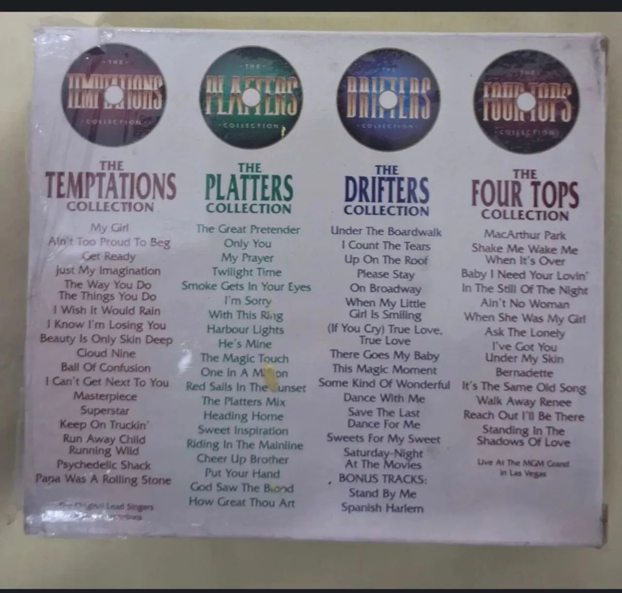 Box cds: Temptations, Platters, Drifters e Four tops - Foto 3