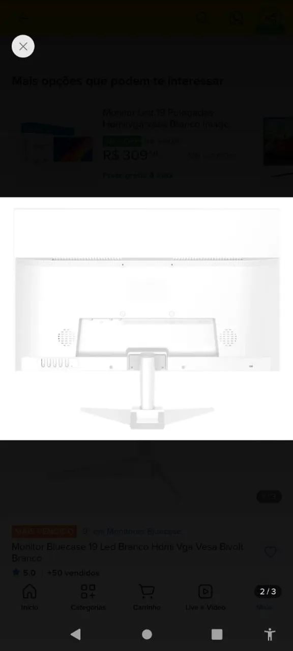 Monitor Branco para Pc Bluecase - Foto 2
