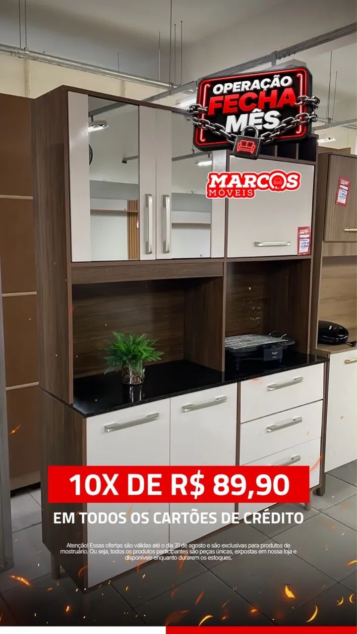 Armário de cozinha de 1.20