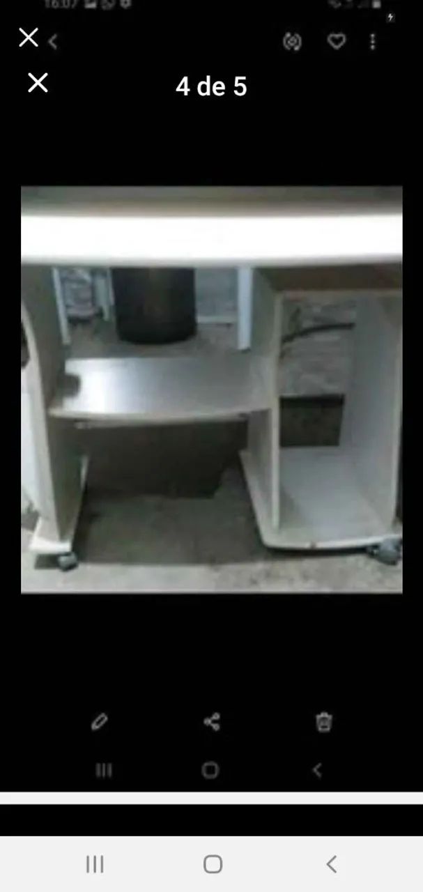 MESA BRANCA VARIAS UTILIDADES PERFEITA MDF VALOR 100 - Foto 5