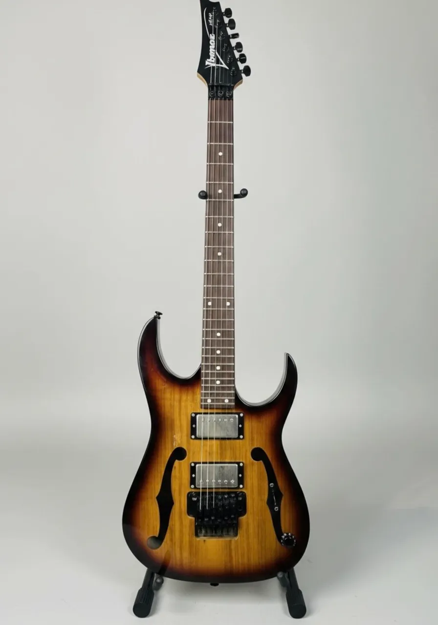 Ibanez RGIX27 FEQM blue Iron label - Instrumentos musicais