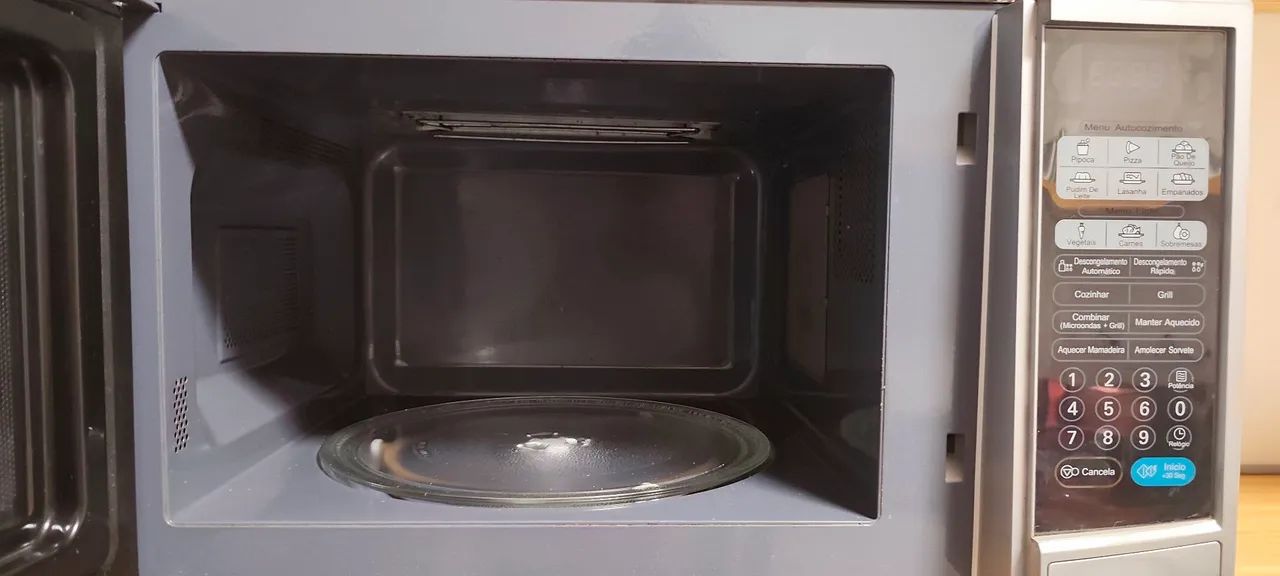 Micro-ondas LG Inverter com Grill - Espelhado e Moderno - Foto 4
