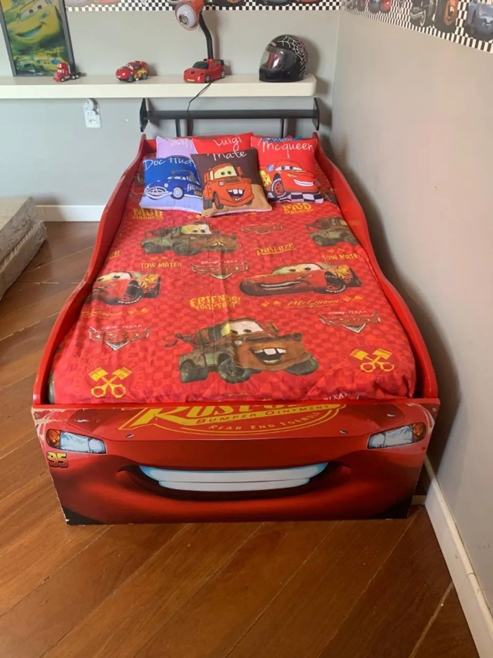 Bicama Infantil Carros McQueen - Ótimo Estado - Foto 3