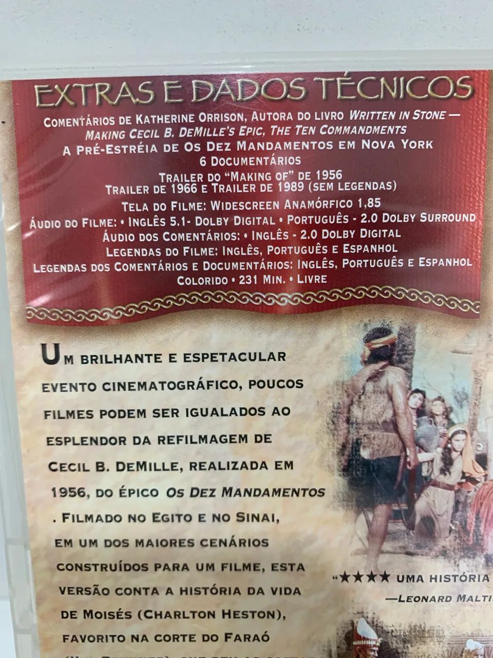 DVD os dez mandamentos  - Foto 5