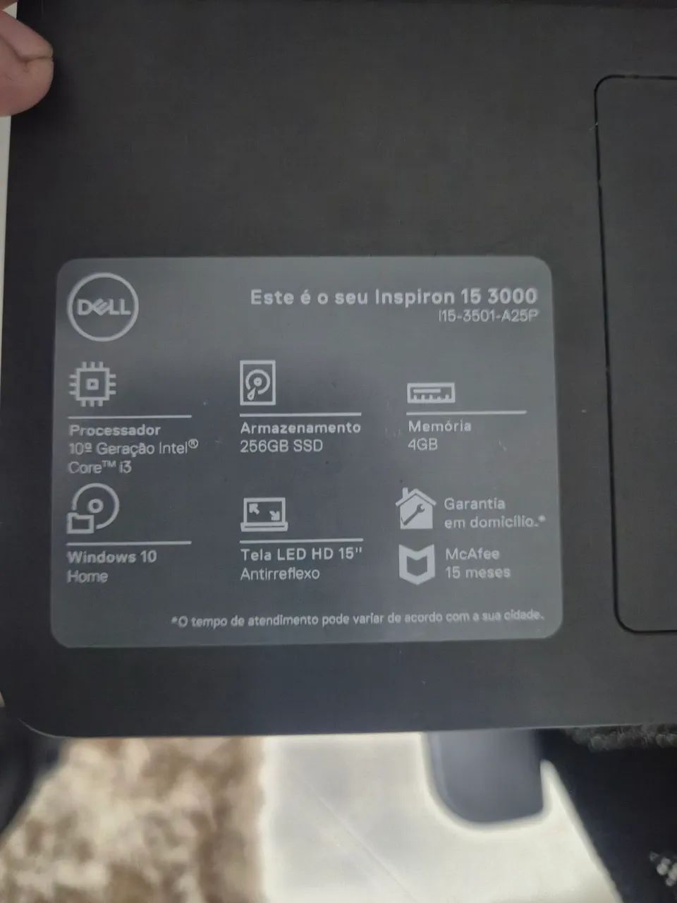 Notebook Dell muito novo - Foto 2