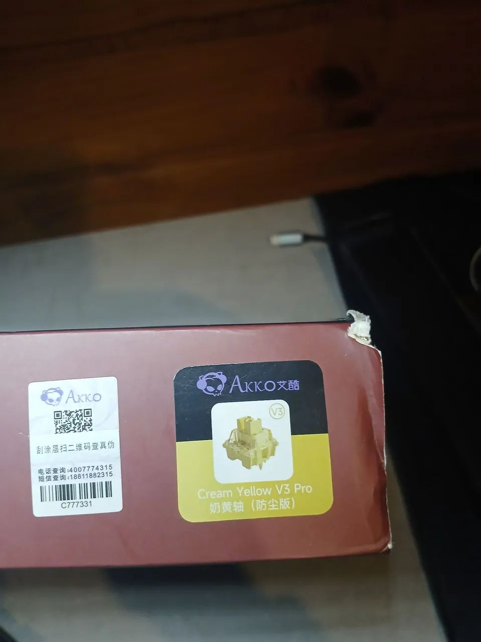Teclado mecânico switch Cream Yellow V3 Pro - Foto 5
