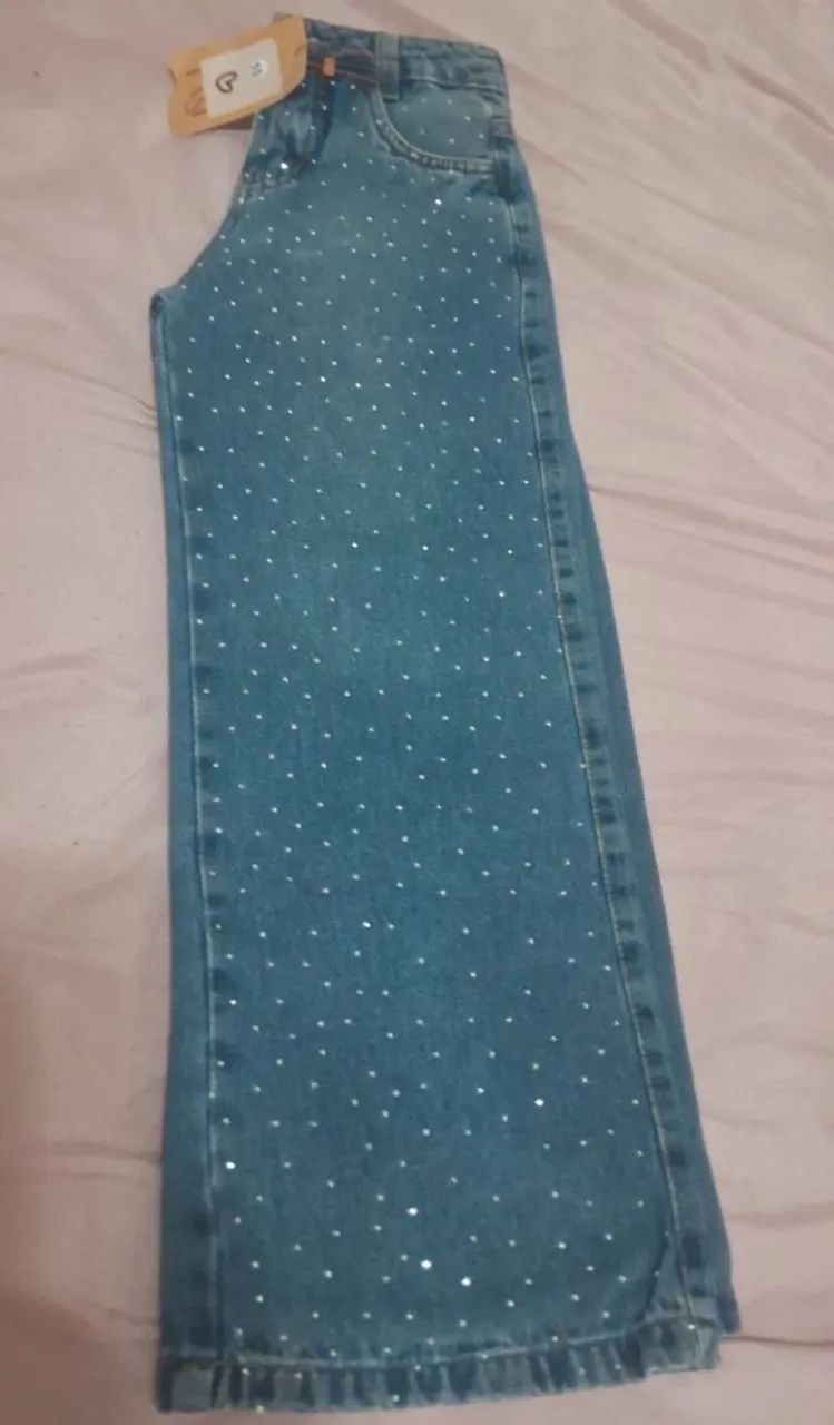 Calça jeans brilho NOVA  - Foto 2