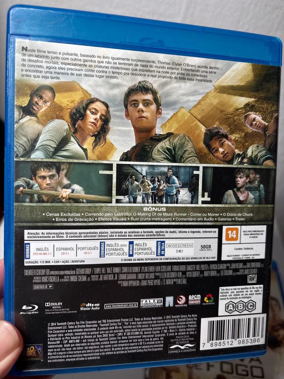 Bluray - Maze Runner - Foto 3