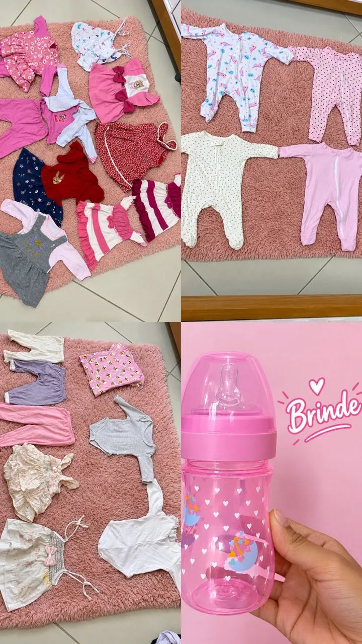 Roupinhas para bebê 1 a 3 meses