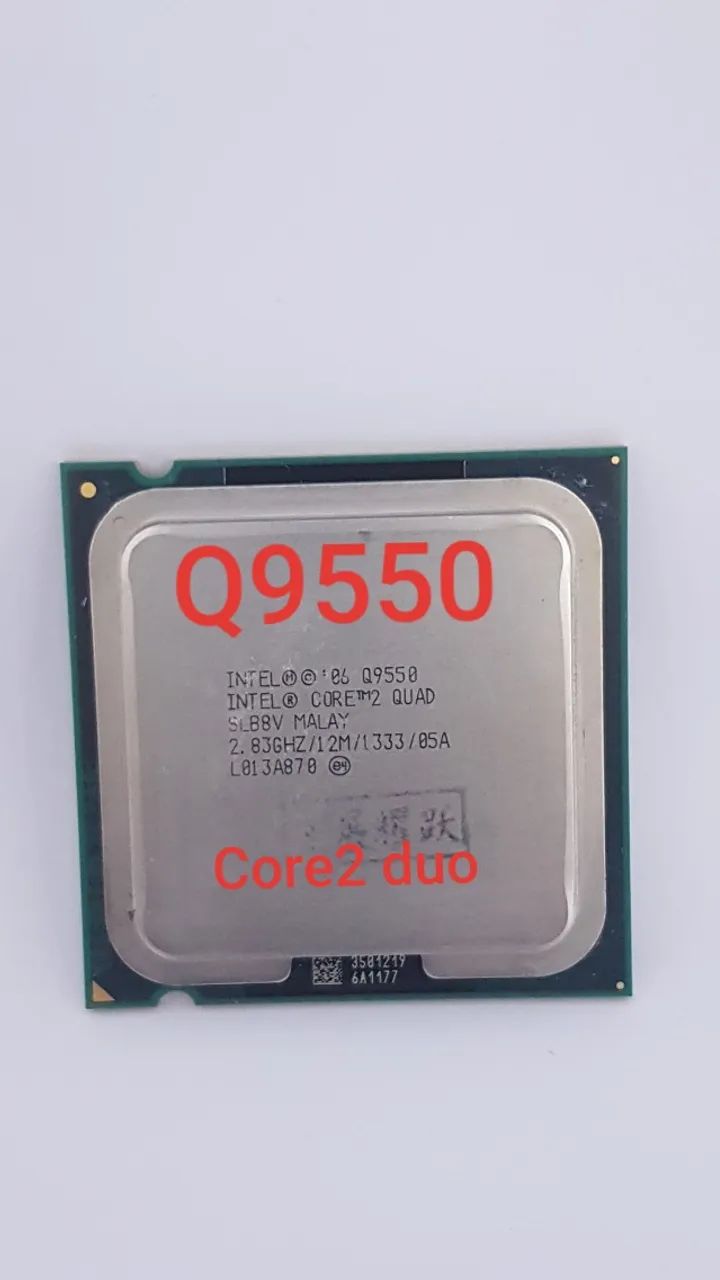 Processador intel Core 2 Quad Q-9550 2.83 Ghz 4 nucleos e 12 mb cache. - Foto 2