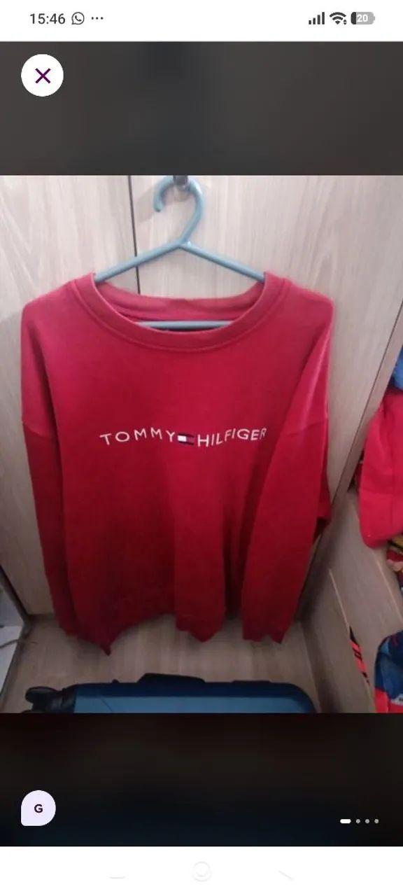 Moletom tommy tamanho G