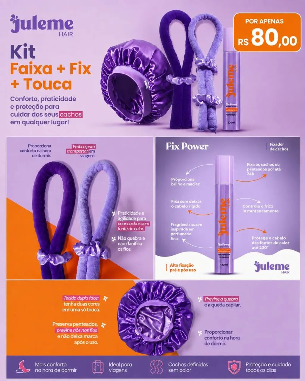 Produto para fazer cachos no cabelo sem precisar de chapinha