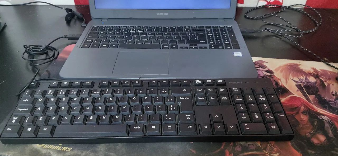 Notebook SAMSUNG + Teclado e Mouse Rgb bom gamer - Foto 3