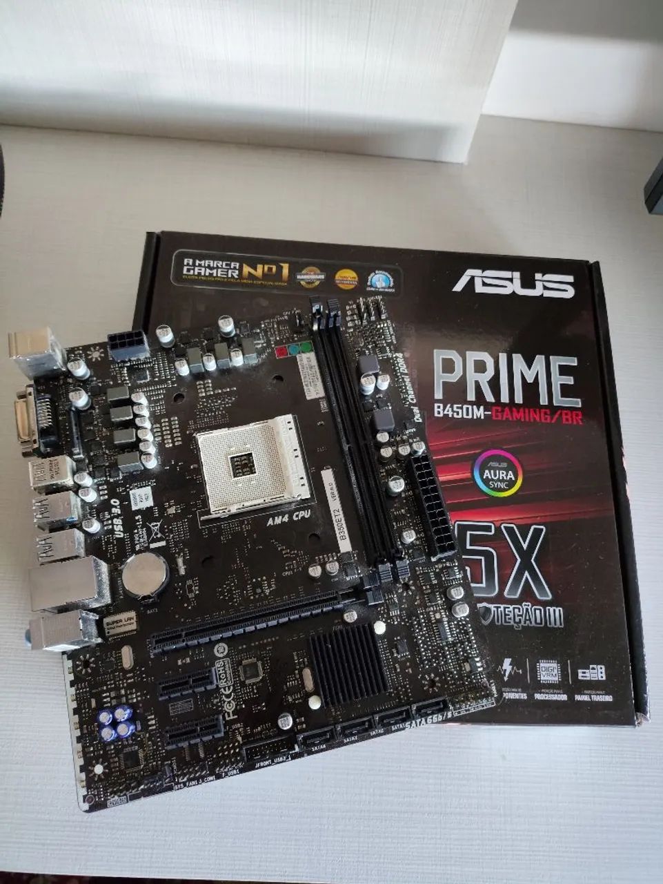 Placa Mãe Asus B450M AM4