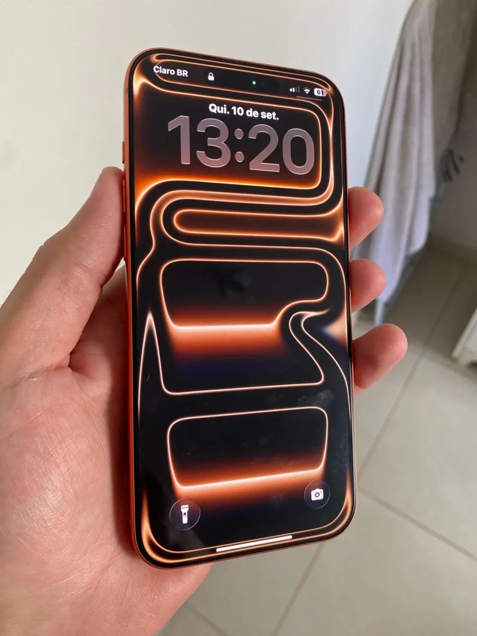 iPhone 17 Pro Max 256GB Laranja impecável - Foto 2
