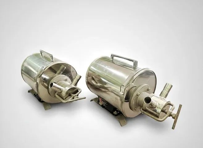 Bomba de transferência de leite inox