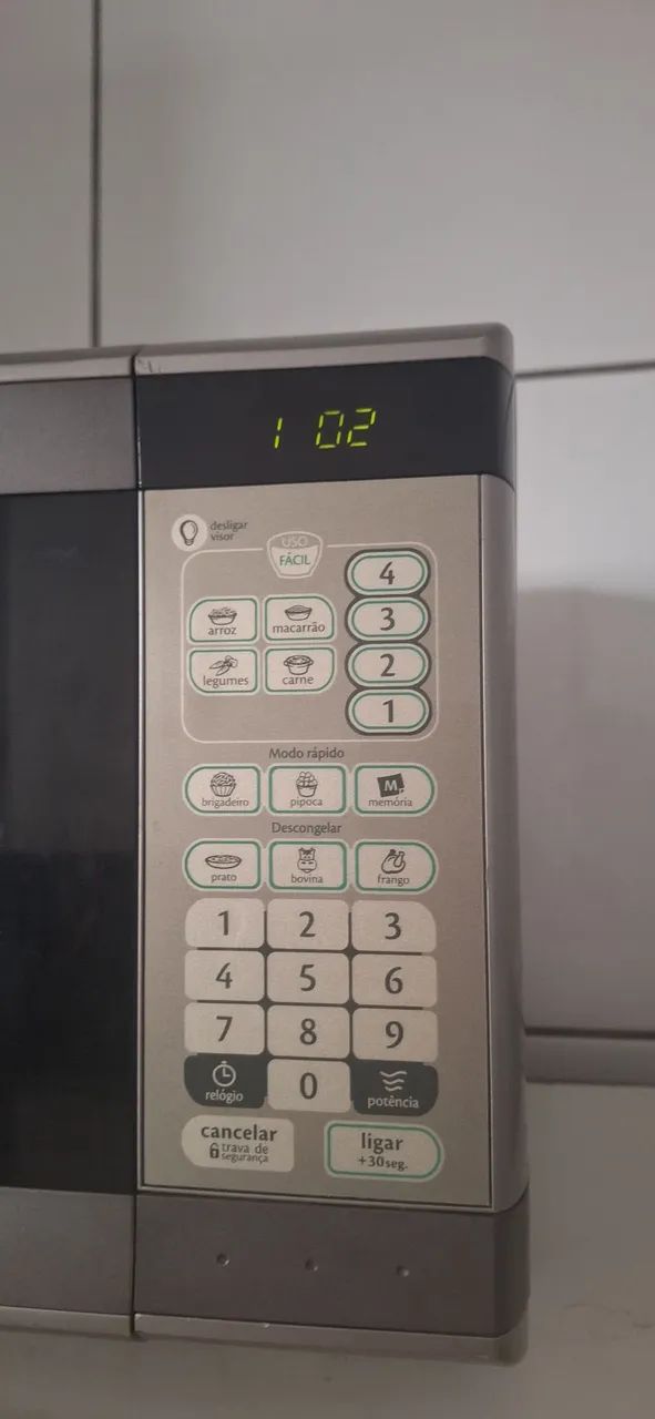 Vendo Micro-ondas Consul Facilite Cinza - Foto 2