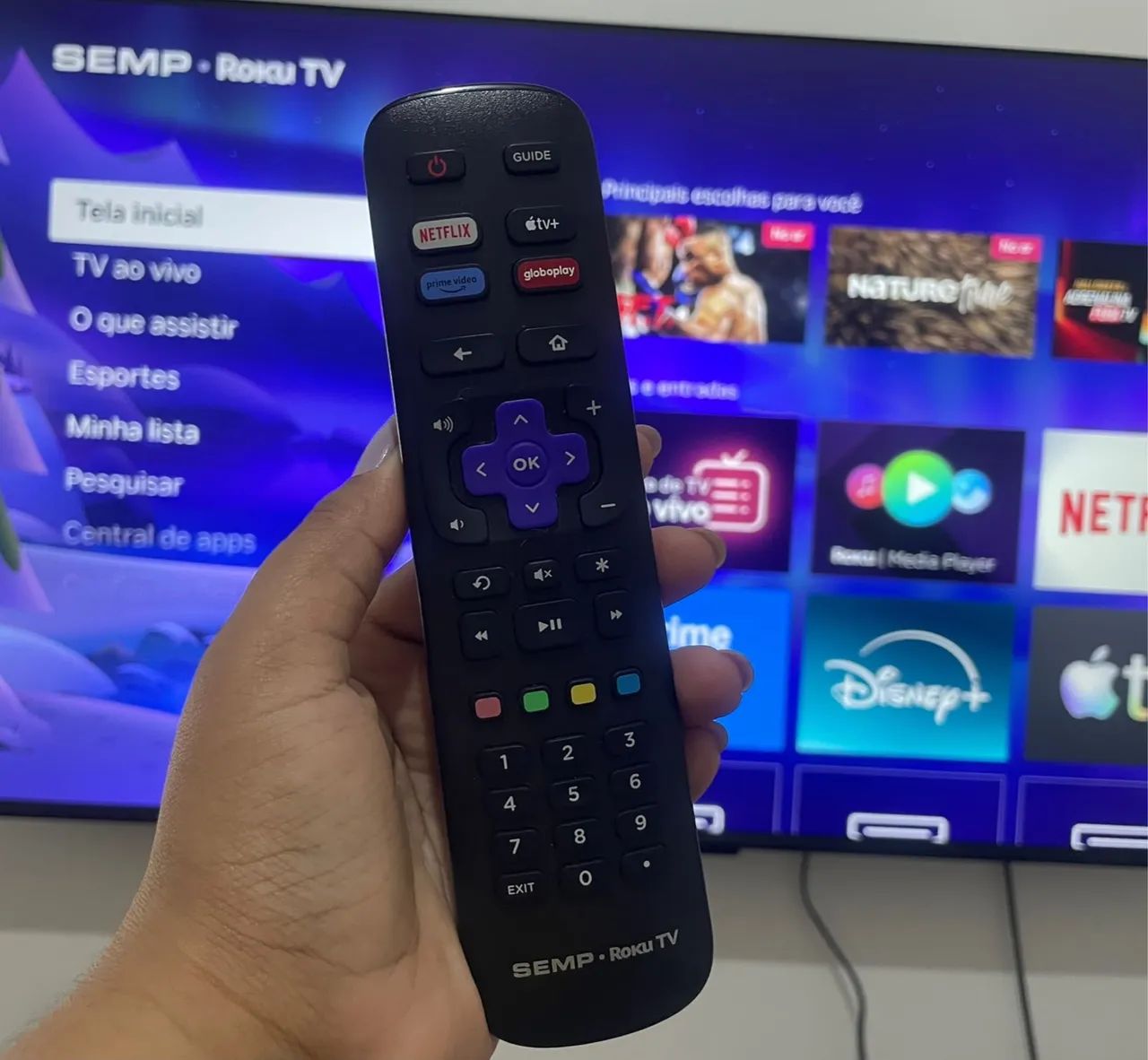 TV 50 polegadas Roku - Foto 4