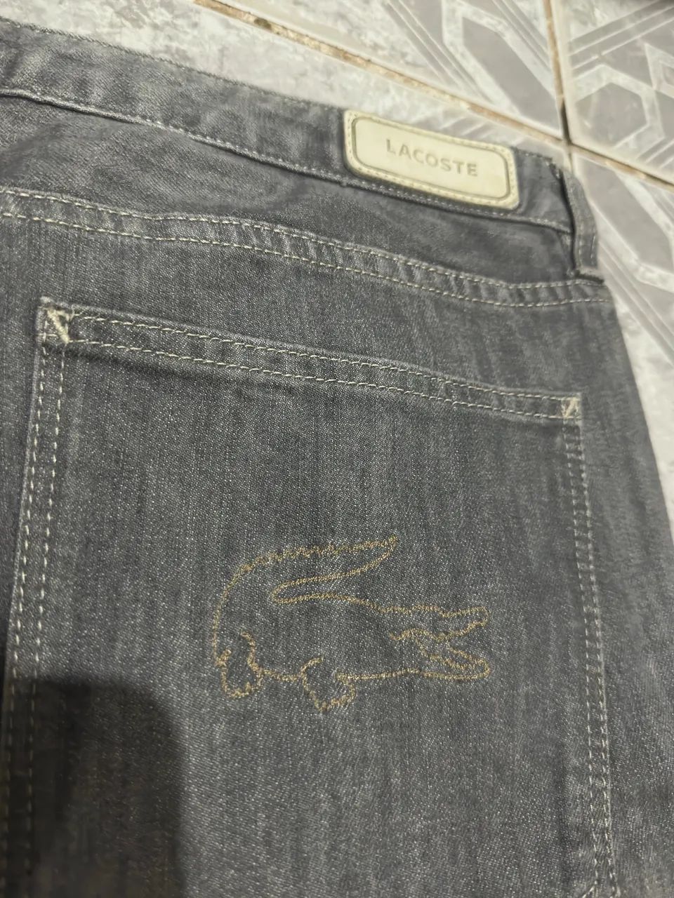 Calça bootcut Lacoste vintage  - Foto 3