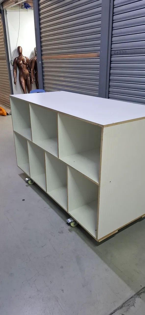 BALCÃO MULTIUSO GRANDE COM NICHOS - Foto 2
