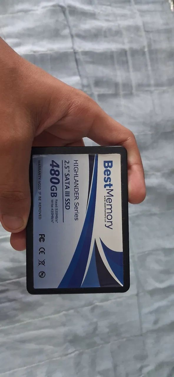 SSD SATA 480GB BestMemory - Com Defeito / Sucata para Peças - Foto 3