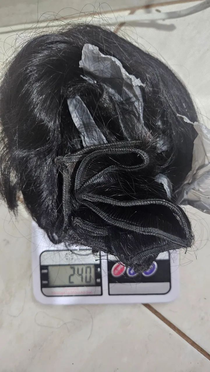 Cabelo 100% humano preto - Foto 2