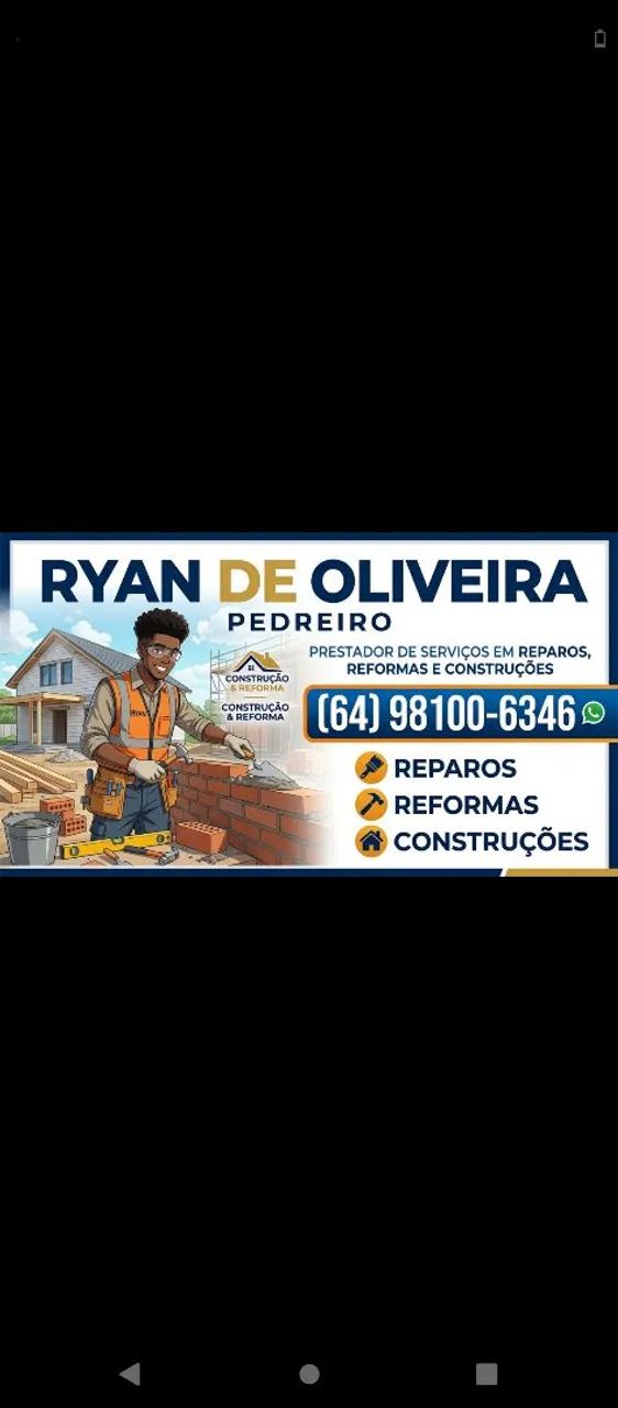 Reparos, manutenções e reformas e construções 