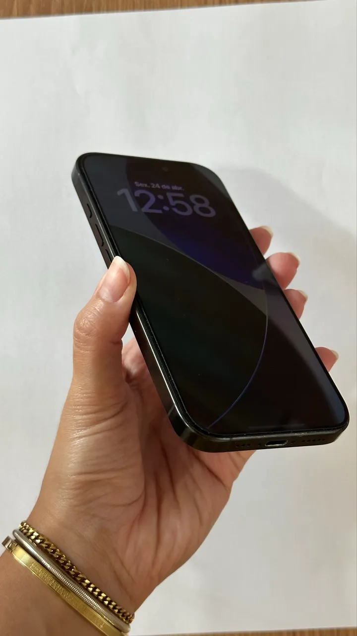 iPhone 16 Pro 128gb Black titanium - Novo - Celulares e iPhone 16 Pro 128gb Black titanium - Novo - Celulares e