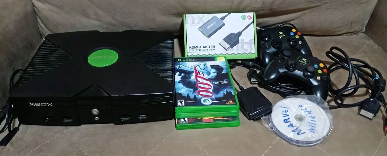 Console X box clássico 
