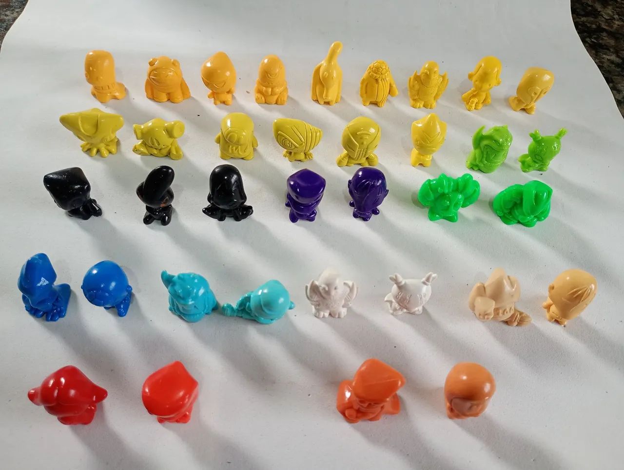 Gogos colecionáveis-kit com 36