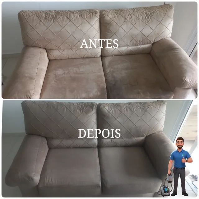 Higienização de Estofados - Foto 3