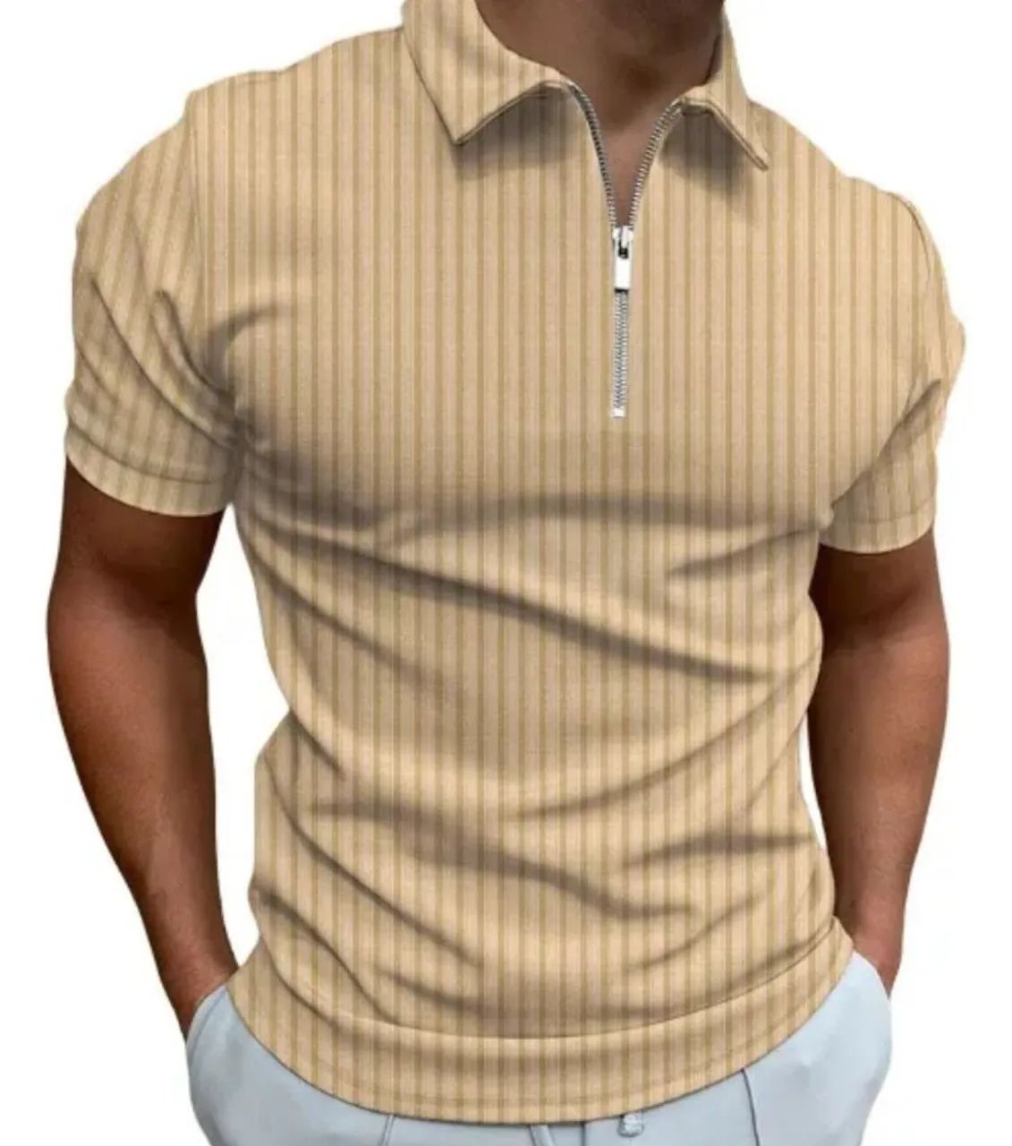 Camisa Polo Premium Canelada com Zíper