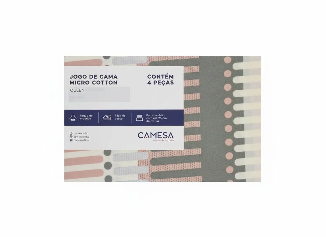 Jogo de Cama Micro Cotton Queen