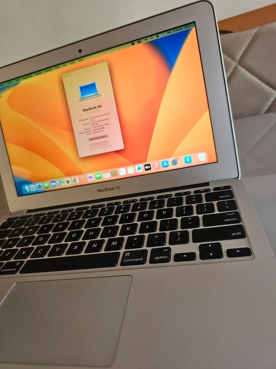 MacBook Air 11 i5 | macOS Ventura | Revisado e Funcionando