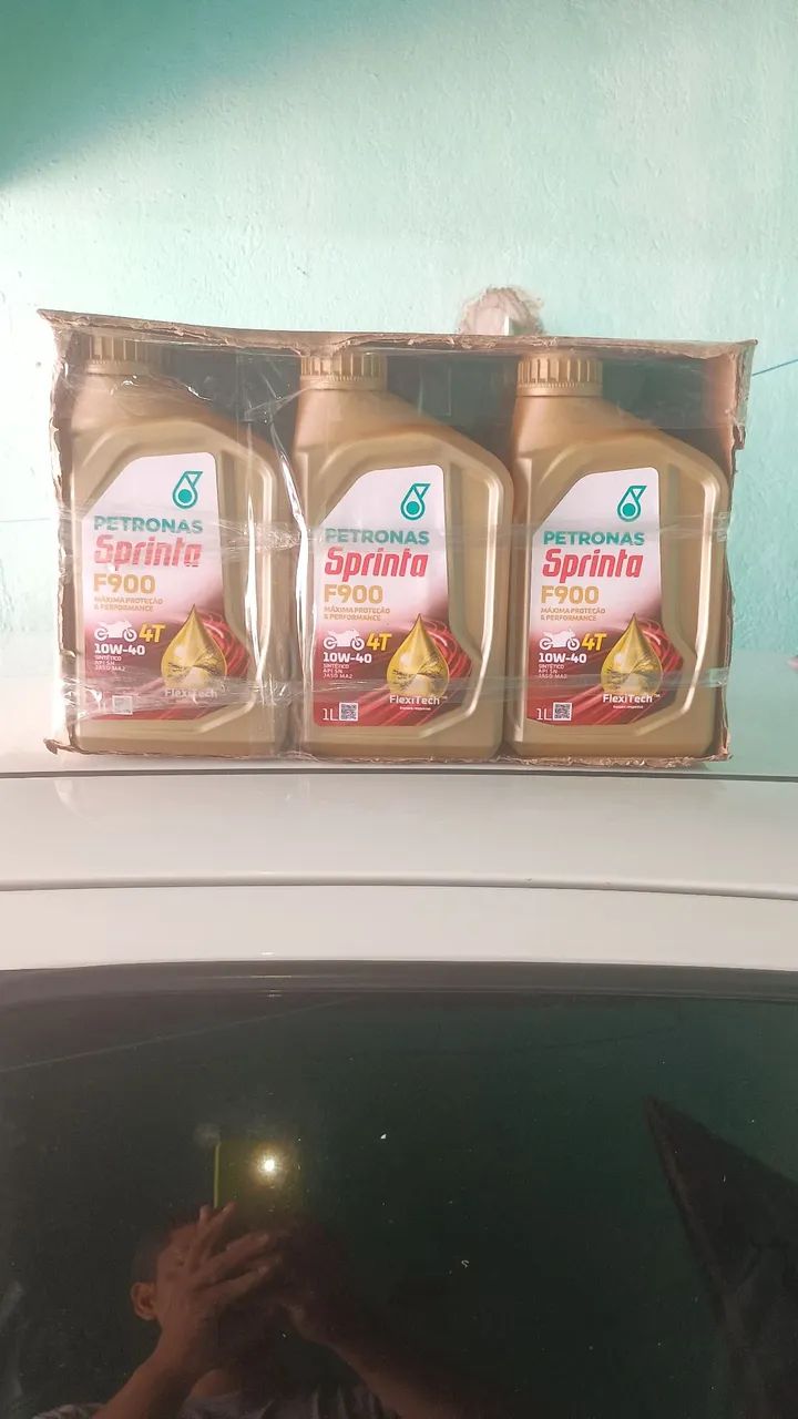 3 óleo 10w40 petronas para moto