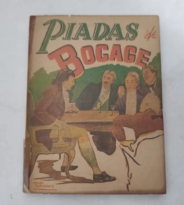 Livro antigo: Piadas de Bocage