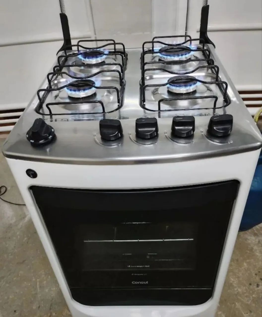 Fogão Consul 4 bocas mesa de inox e acendimento automático. - Foto 2