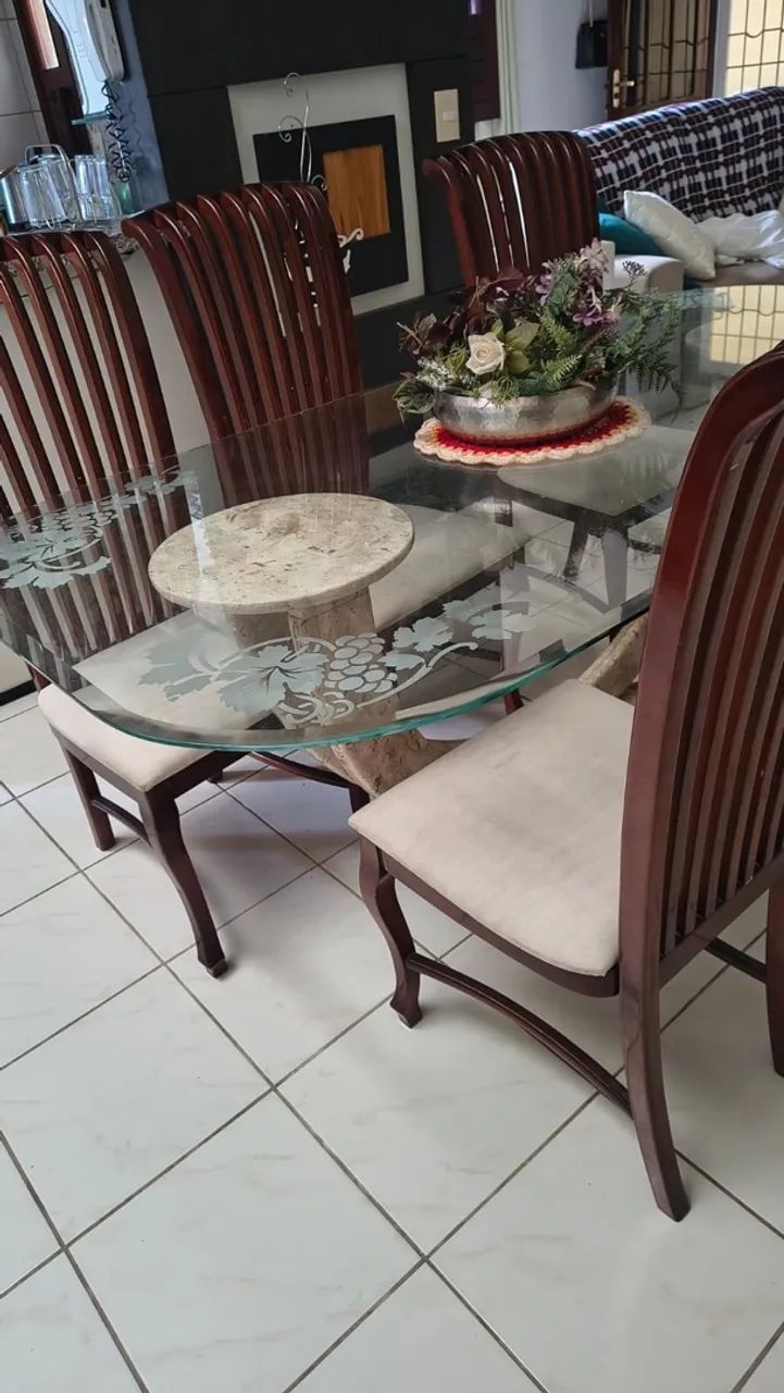 Mesa de jantar - 6 cadeiras  - Foto 5