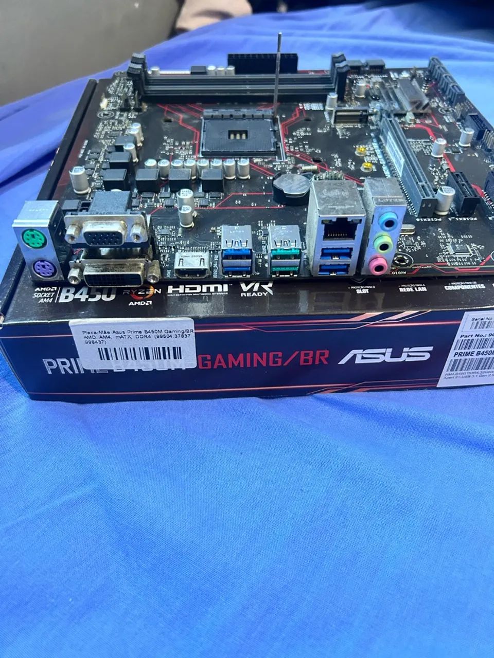 Placa-Mãe ASUS Prime B450M-Gaming/BR AM4 DDR4 - Foto 3