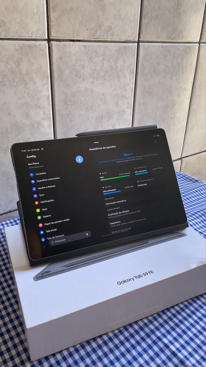 Samsung Galaxy Tab S9FE - 128GB / 6GB RAM - Foto 3
