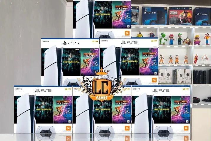 PS5 SLIM 1TB + 56 JOGOS + O6 MESES GARANTIA + BRINDES ( LOJA FISICA )