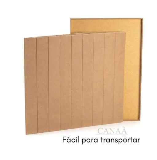 Mesa Ripada Frisada MDF Crua  - Foto 4
