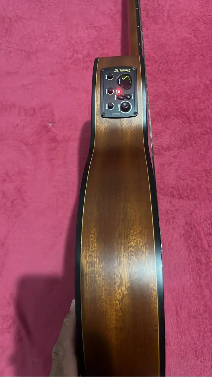 Violão Strinberg Nylon Elétrico com Capa - Foto 2